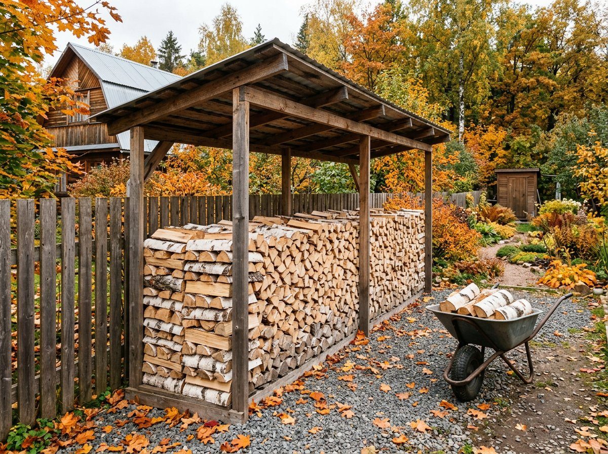 Дровник под ключ — 14 м³ — Миасс, СНТ «Лесопильная», 36